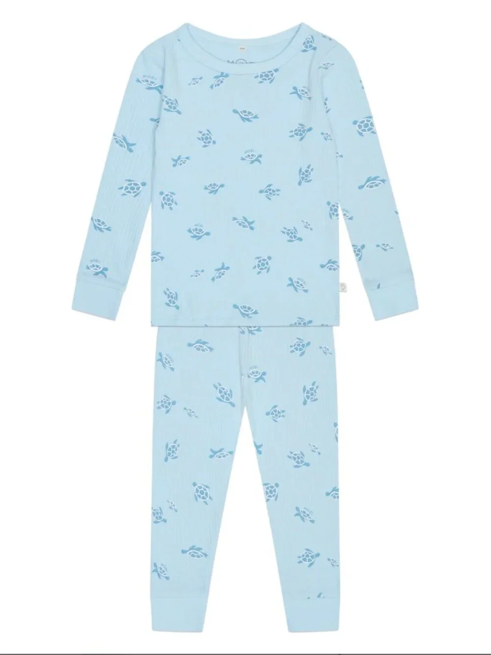 MORI Ribbed Bamboo Pajama Set Bundle 2T/3T Dino, Turtle, Zebra